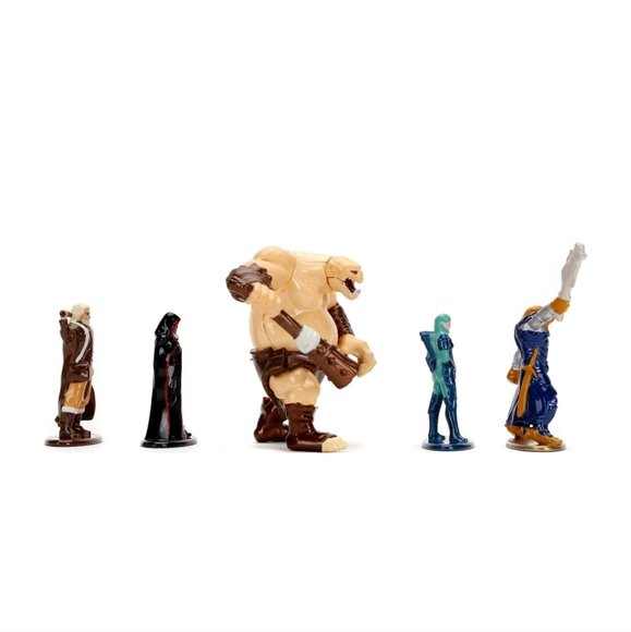 Nuovo set 5 figure pressofuse Jada Dungeons And Dragons orco elfo